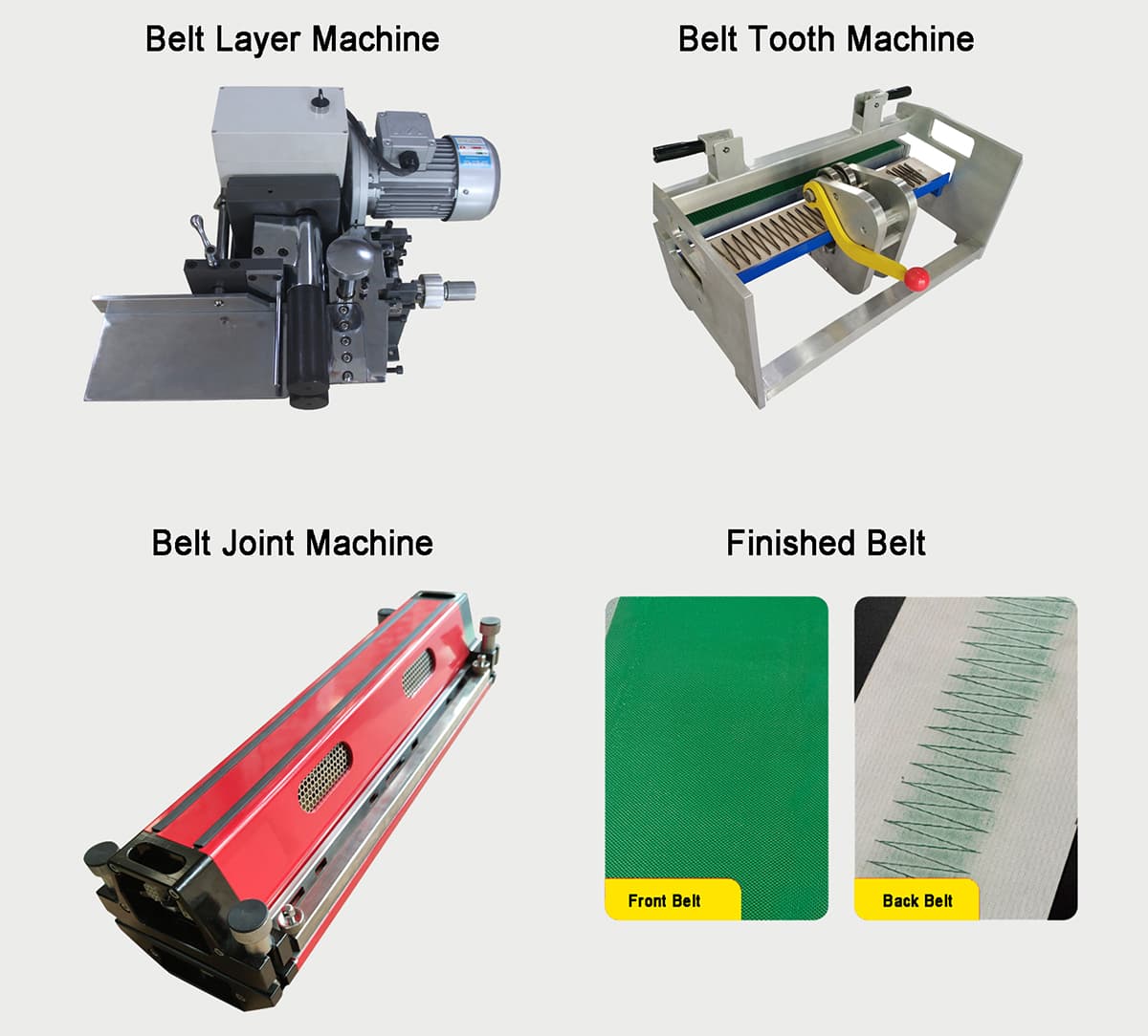 Belt joint machine
