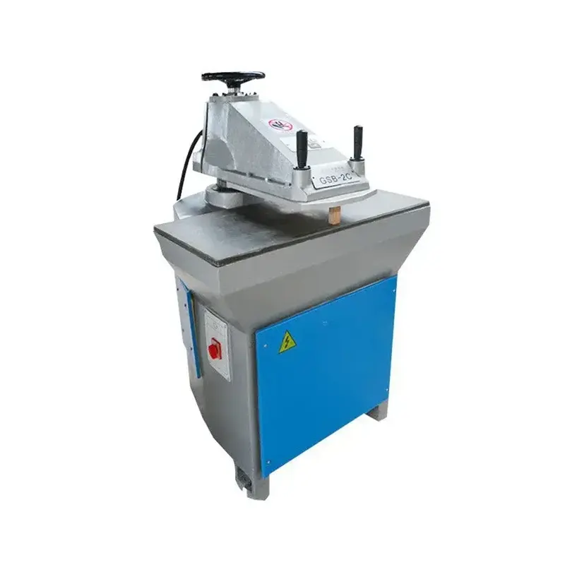 Professional die cutting machine manufacturer Swing arm die cutting clicker shoe making