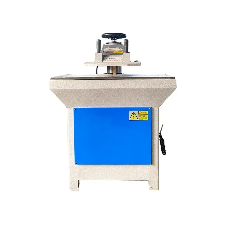 Hydraulic swing arm clicker press machine