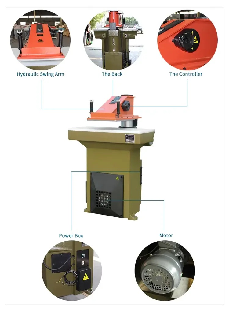 rocker arm die cutting machine