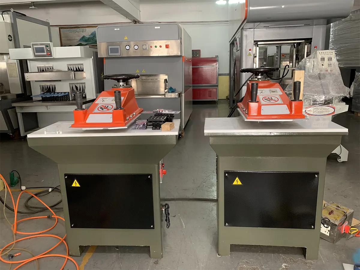 Rocker arm die cutting machine