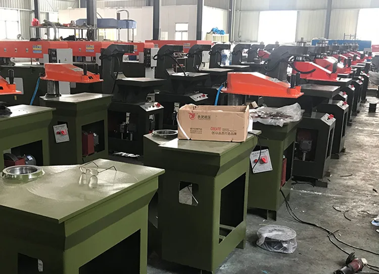 Swing beam die cutting press