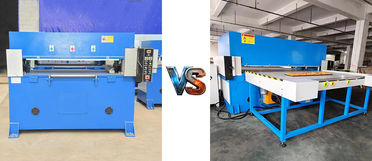 sliding rail hydraulic die cutting machine