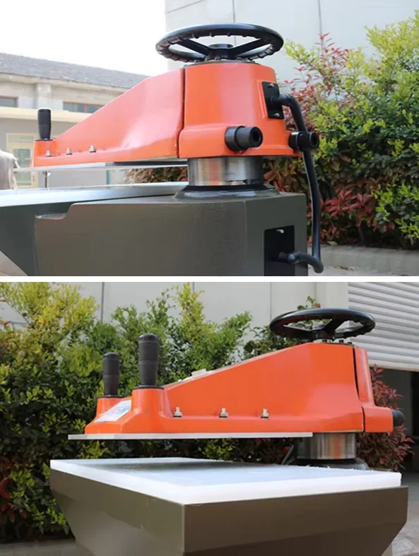 Swing beam die cutting press