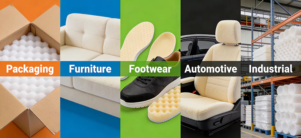 Hydraulic die cutting machine for foam